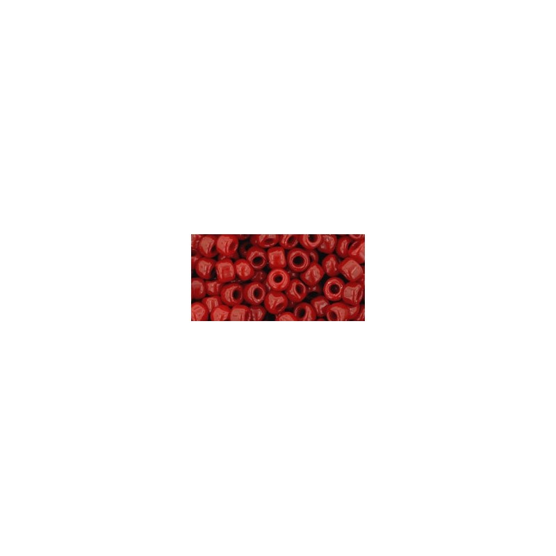 TOHO Round Beads 6/0 Opaque Cherry - 10g