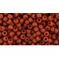 TOHO Round Beads 8/0 Semi Glazed - Orange  - 10g