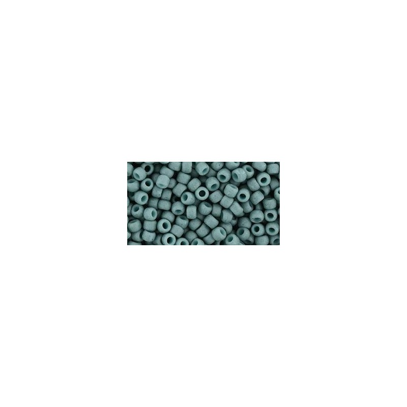 TOHO Round Beads 8/0 Semi Glazed - Turquoise - 10g TOHO Round Beads 8/0 Semi Glazed - Turquoise - 10g