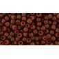 TOHO Round Beads 8/0 Semi Glazed - Burnt Orange - 10g
