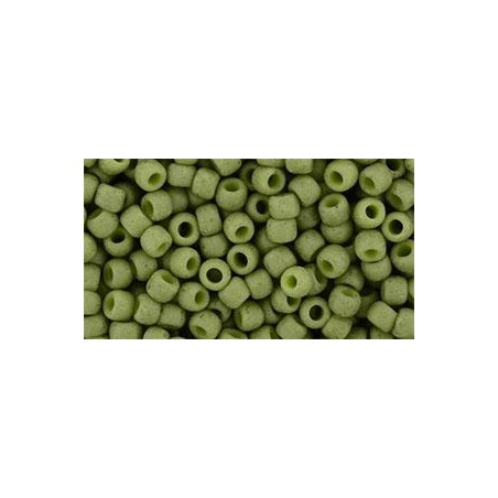 TOHO Round Beads 8/0 Semi Glazed - Honeydew - 10g