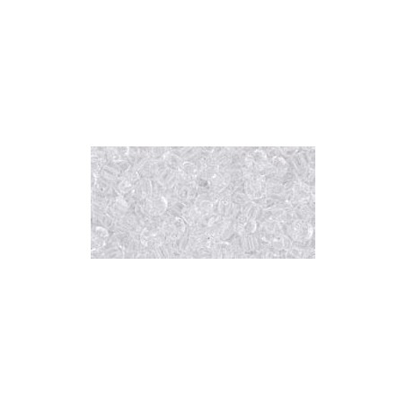 TOHO Round Beads 8/0 Transparent Crystal - 10g