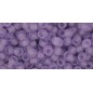 TOHO Round Beads 8/0 Transparent Frosted Sugar Plum - 10g