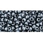 TOHO Round Beads 8/0 Metallic Hematite - 10g