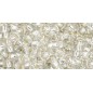TOHO Round Beads 8/0 Silver-Lined Crystal - 10g