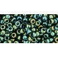 TOHO Round Beads 8/0 Metallic Iris Green/Brown - 10g