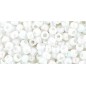 TOHO Round Beads 8/0 Opaque-Rainbow White - 10g