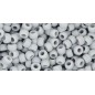 TOHO Round Beads 8/0 Opaque Frosted Gray - 10g