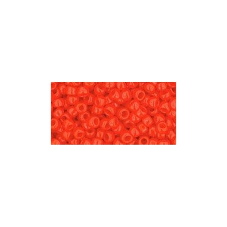 TOHO Round Beads 8/0 Opaque Sunset Orange - 10g