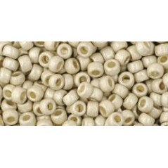 TOHO Round Beads 8/0 Permanent Finish Matte Galvanized Aluminium - 10g