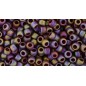 TOHO Round Beads 8/0 Semi Glazed Rainbow Dark Red - 10g