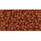 TOHO Round Beads 11/0 Semi Glazed - Burnt Orange - 10g
