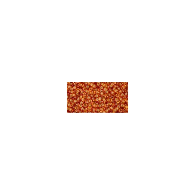 TOHO Round Beads 11/0 Transparent Topaz - 10g