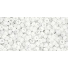 TOHO Round Beads 11/0 Opaque White - 10g