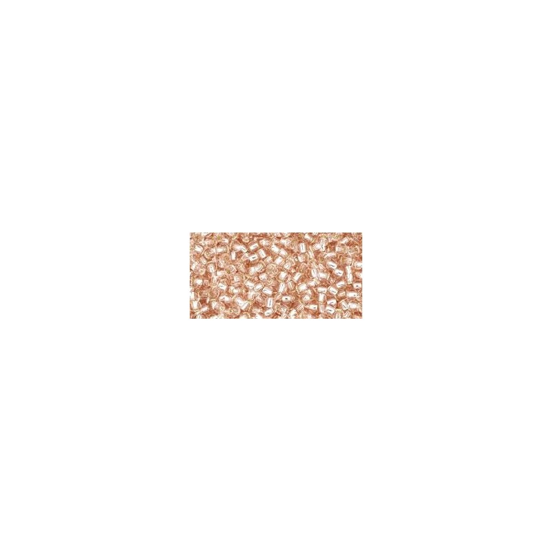 TOHO Round Beads 11/0 Silver-Lined Rosaline - 10g TOHO Round Beads 11/0 Silver-Lined Rosaline - 10g