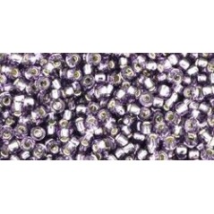 TOHO Round Beads 11/0 Silver-Lined Tanzanite - 10g
