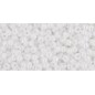 TOHO Round Beads 11/0 Opaque Rainbow White - 10g