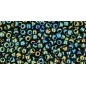 TOHO Round Beads 11/0 Metallic Iris Green/Brown - 10g