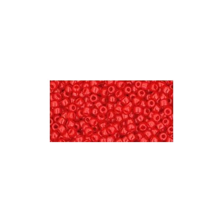 TOHO Round Beads 11/0 Opaque Cherry - 10g
