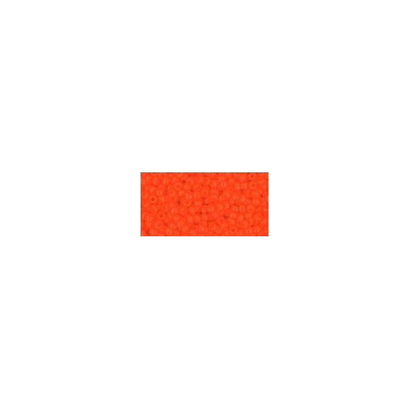 TOHO Round Beads 11/0 Opaque Sunset Orange - 10g TOHO Round Beads 11/0 Opaque Sunset Orange - 10g