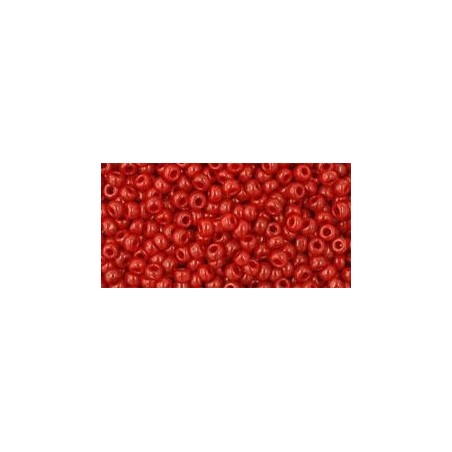 TOHO Round Beads 11/0 Opaque Pepper Red - 10g