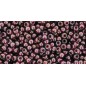 TOHO Round Beads 11/0 Inside Color Grey/Magenta Lined - 10g