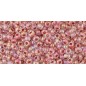 TOHO Round Beads 11/0 Inside-Color Rainbow Crystal/Sandstone Lined - 10g