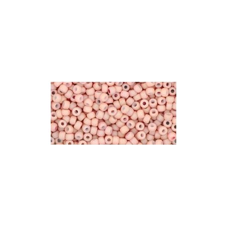 TOHO Round Beads 11/0 Opaque-Pastel-Frosted Shrimp - 10g