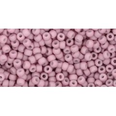 TOHO Round Beads 11/0 Opaque-Pastel-Frosted Light Lilac - 10g