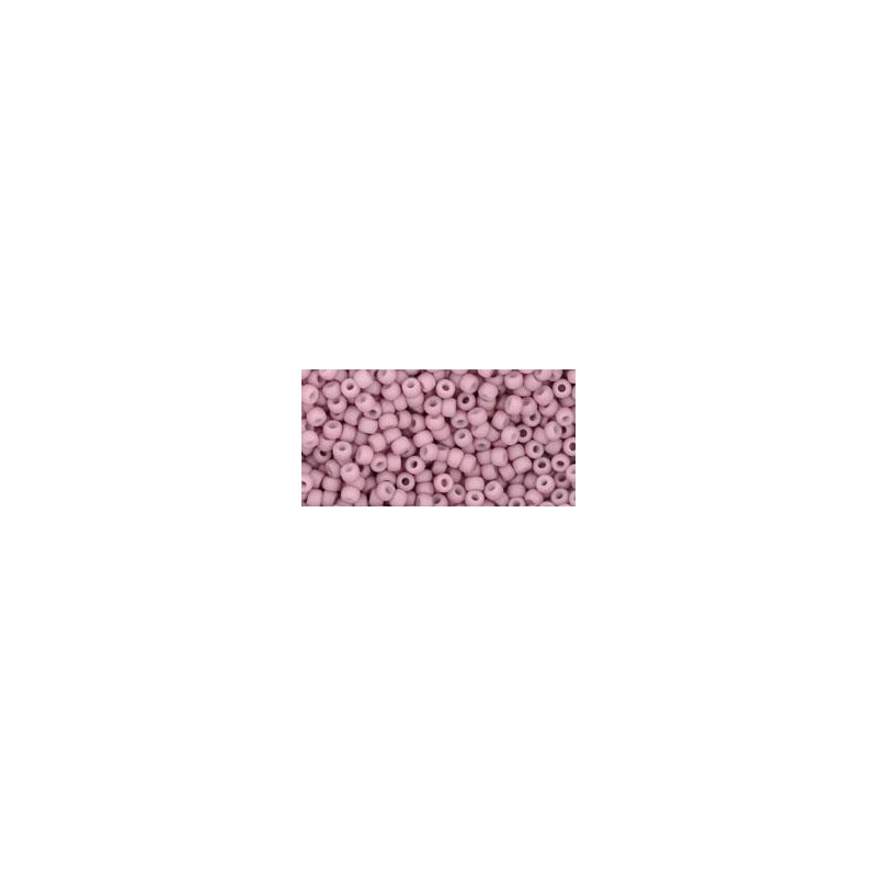 TOHO Round Beads 11/0 Opaque-Pastel-Frosted Light Lilac - 10g TOHO Round Beads 11/0 Opaque-Pastel-Frosted Light Lilac - 10g