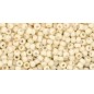 TOHO Round Beads 11/0 Opaque-Pastel-Frosted Egg Shell - 10g