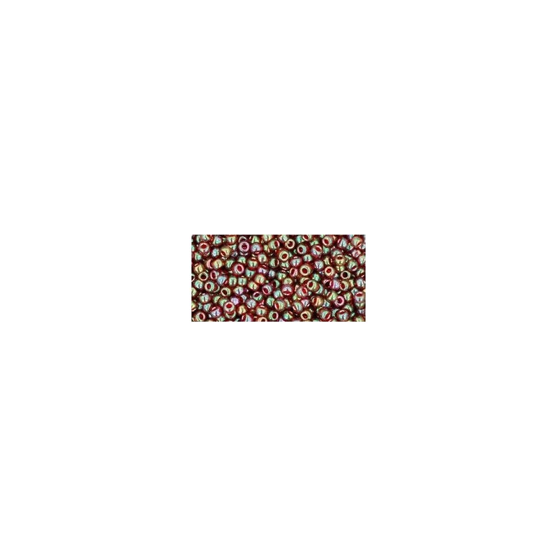 TOHO Round Beads 11/0 Gold-Lustered Rust - 10g
