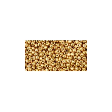 TOHO Round Beads 11/0 Permanent Finish Galvanized Starlight - 10g