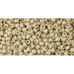 TOHO Round Beads 11/0 Permanent Finish Matte Galvanized Aluminium - 10g