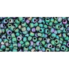 TOHO Round Beads 11/0 Matte-Color Iris Teal - 10g