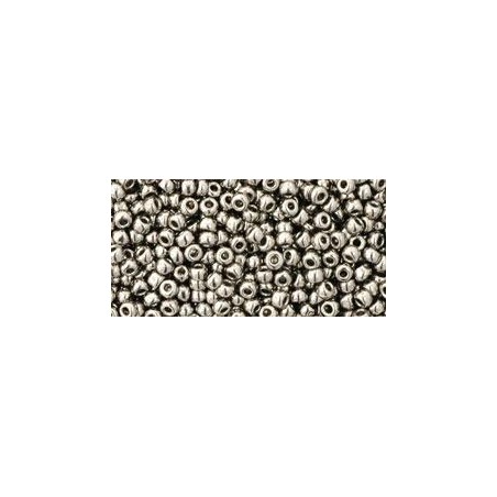 TOHO Round Beads 11/0 Nickel - 10g