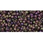 TOHO Round Beads 11/0 Frosted Metallic Iris Purple - 10g
