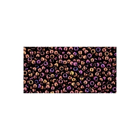 TOHO Round Beads 11/0 Higher-Metallic Amethyst - 10g