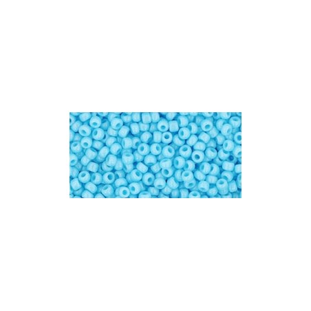 TOHO Round Beads 11/0 Opaque Blue Turquoise - 10g