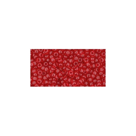 TOHO Round Beads 11/0 Transparent Ruby - 10g