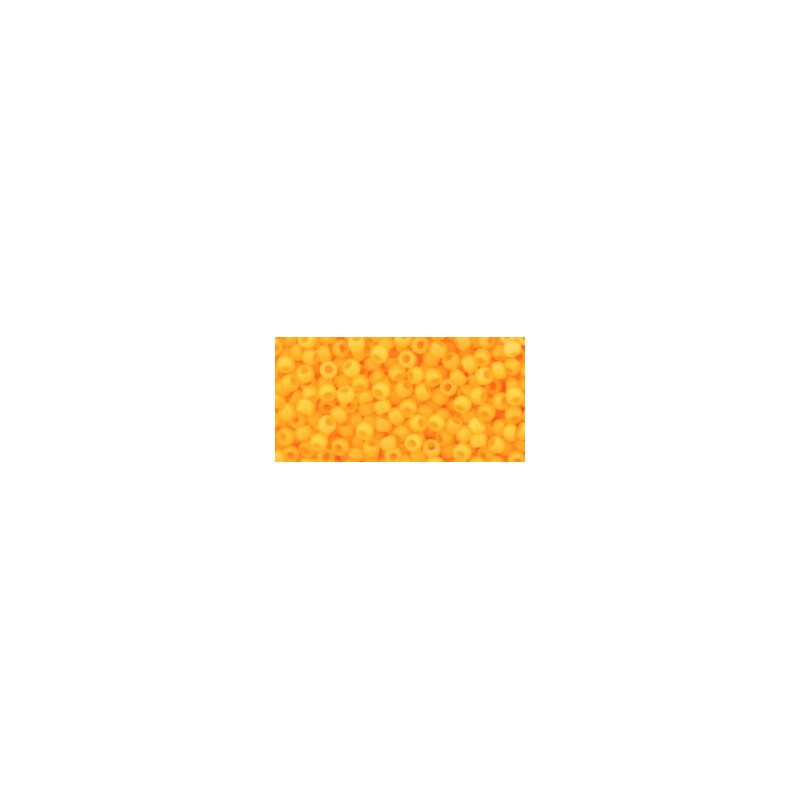TOHO Round Beads 11/0 Ceylon Frosted Peach Cobler - 10g TOHO Round Beads 11/0 Ceylon Frosted Peach Cobler - 10g