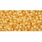 TOHO Round Beads 11/0 Silver-Lined Milky Lt Topaz - 10g
