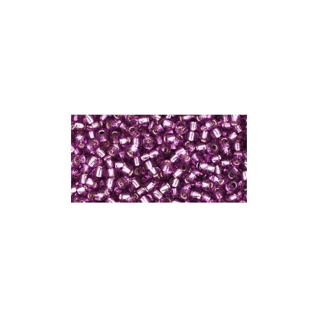 TOHO Round Beads 11/0 Silver-Lined Lt Grape - 10g