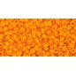 TOHO Round Beads 11/0 Opaque-Frosted Cantelope - 10g