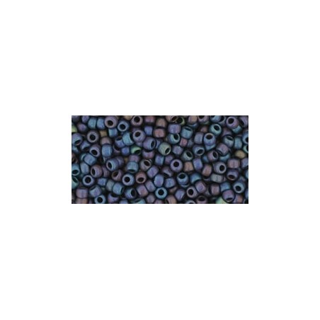 TOHO Round Beads 11/0 Frosted Metallic Nebula - 10g
