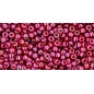 TOHO Round Beads 11/0 Gold-Lustered Raspberry - 10g