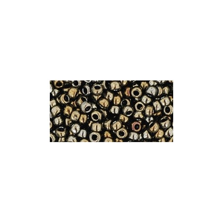 TOHO Round Beads 8/0 Metallic Iris Brown - 10g