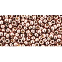 TOHO Round Beads 8/0 Permanent Finish Galvanized Sweet Blush - 10g