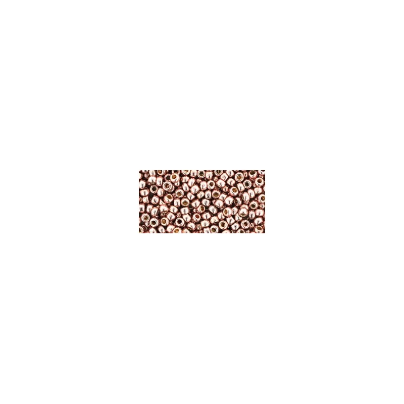 TOHO Round Beads 8/0 Permanent Finish Galvanized Sweet Blush - 10g
