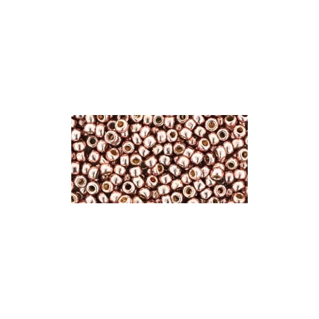 TOHO Round Beads 8/0 Permanent Finish Galvanized Sweet Blush - 10g